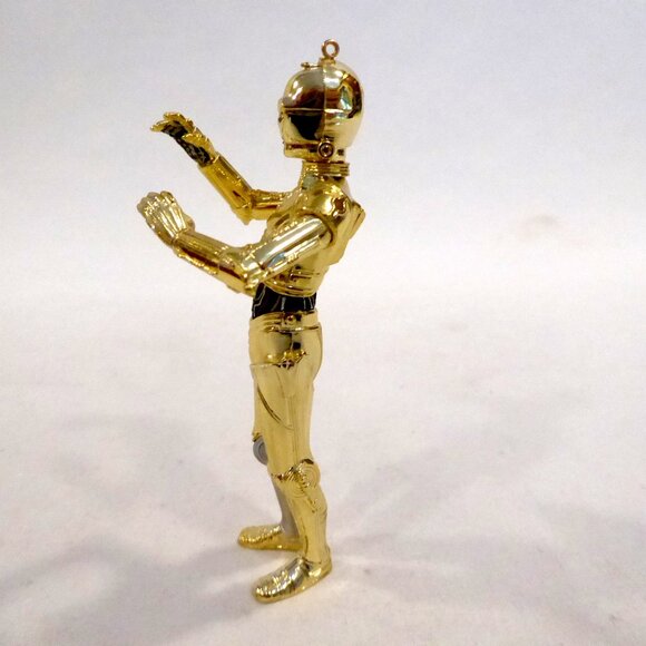 NEW 2003 HALLMARK STAR WARS C-3PO DROID HOLIDAY CHRISTMAS ORNAMENT - Picture 12 of 12